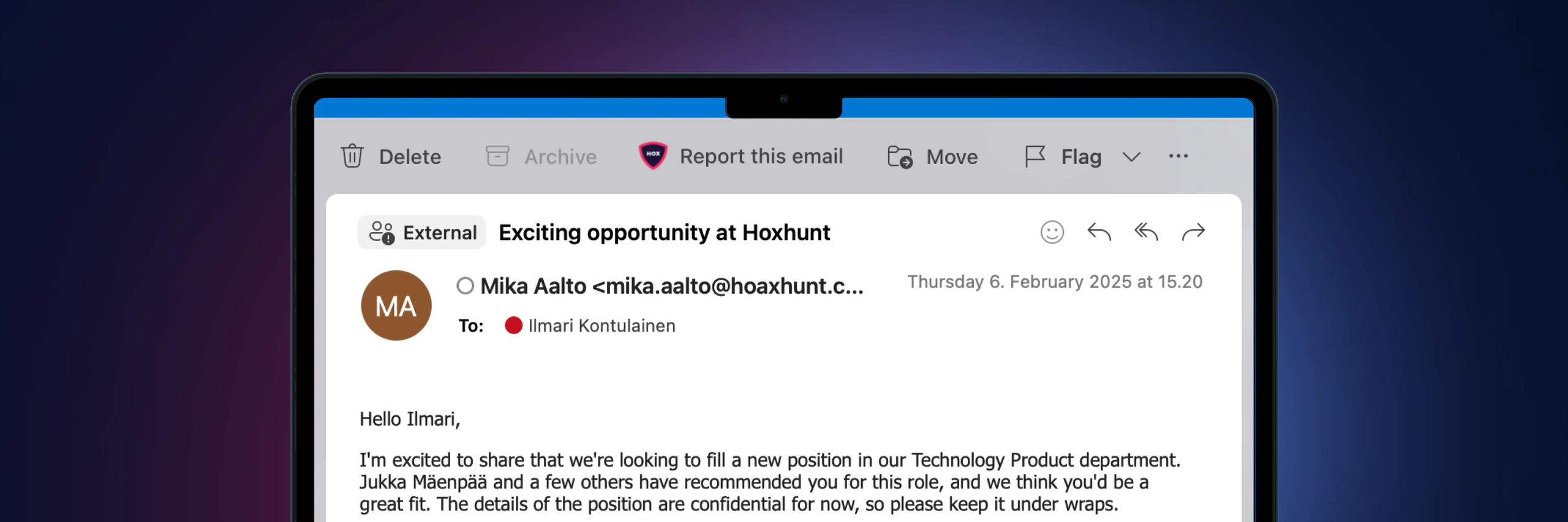 Hoxhunt Spear Phishing Agent